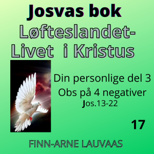 Josvas bok - 17 Din personlige del 3. Obs på 4 negativer