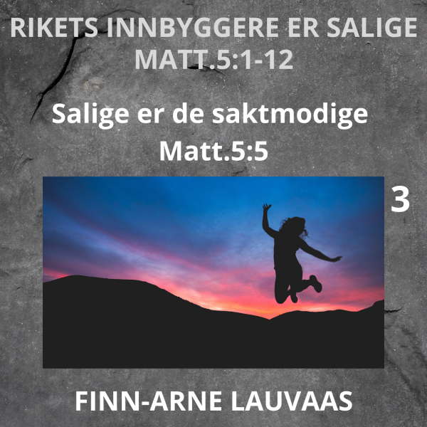 Matteus: Rikets innbyggere er salige - 03 Salige er de saktmodige